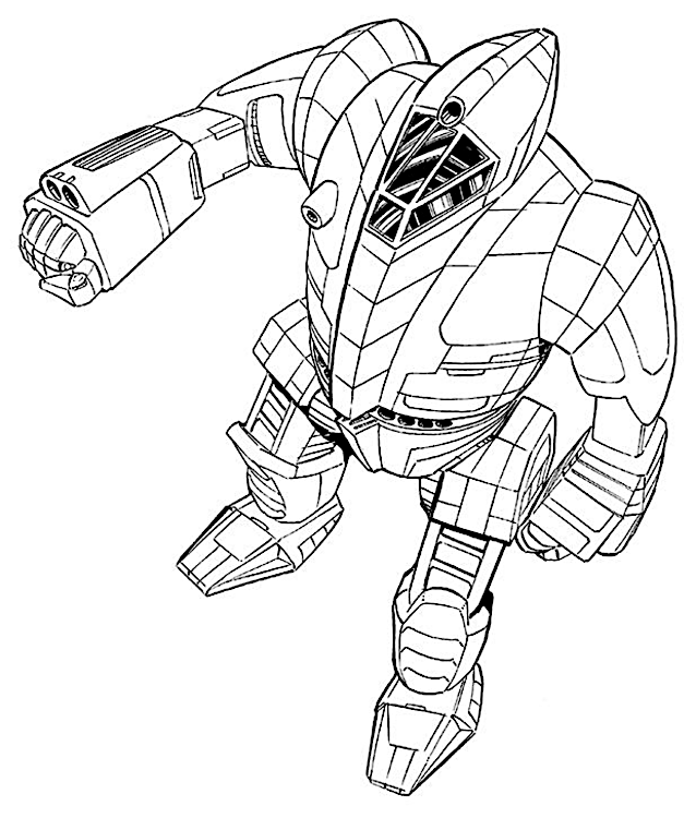 real steel zeus coloring pages